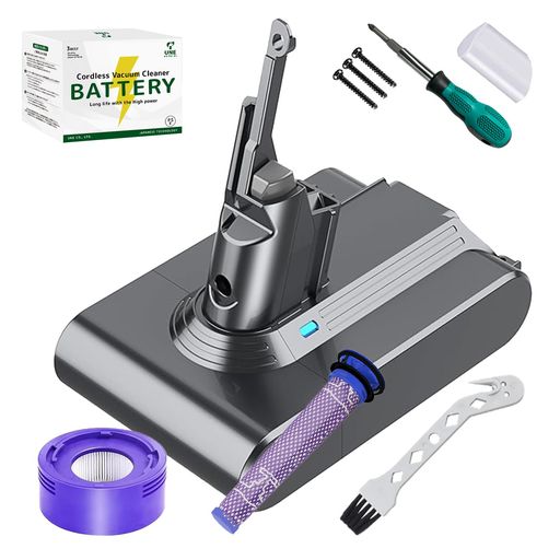 YEWRUCK ダイソン V8 バッテリー 4500MAH 21.6V 日本検品 365日保証 掃除機 SV10 交換用バッテリー V8 SLIM FLUFFY / V8 FLUFFY / V8 SL