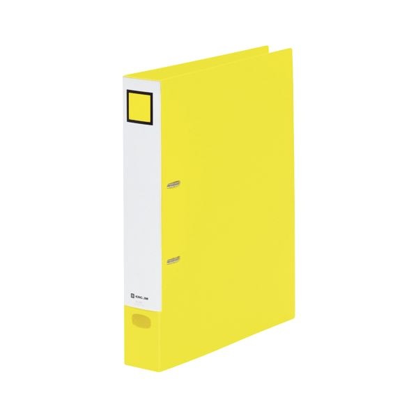 （まとめ） キングジム Dリングファイル 脱着 A4タテ型 背幅50mm 黄 (×10セット) 5,520円