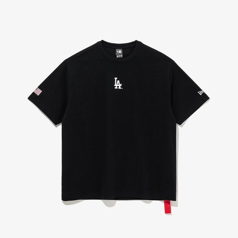 MLB LA ドジャース スクリプト Tシャツ ブラック 14679815