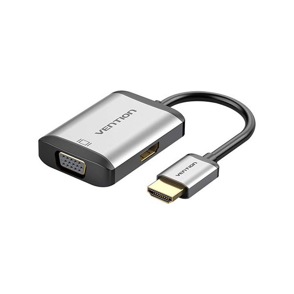 VENTION HDMI to HDMI+VGA 変換ケーブル 0.15M Metal Type グレー AF-2519 6,137円