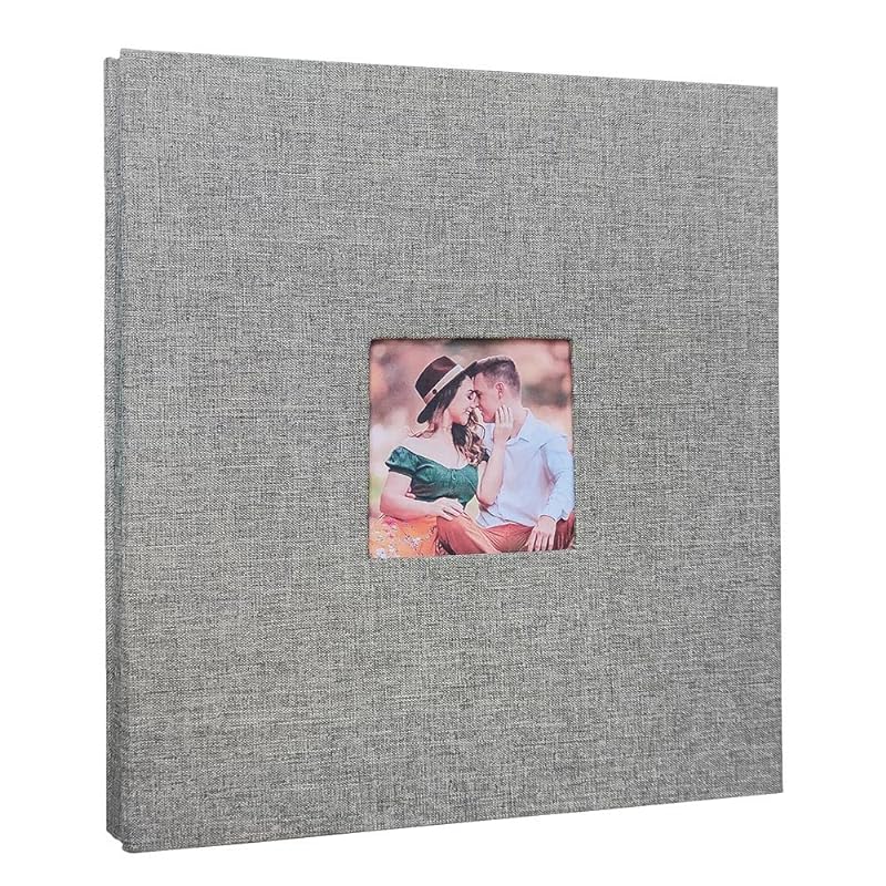 アルバム 写真 大容量 フォトアルバム 40ページ 360枚 480枚 粘着タイプ DIY 貼る ミニサイズ L判 KG判 2L判 透明度の高いフィルム はがき収納 ファブリック布地表紙 思い出 フォ