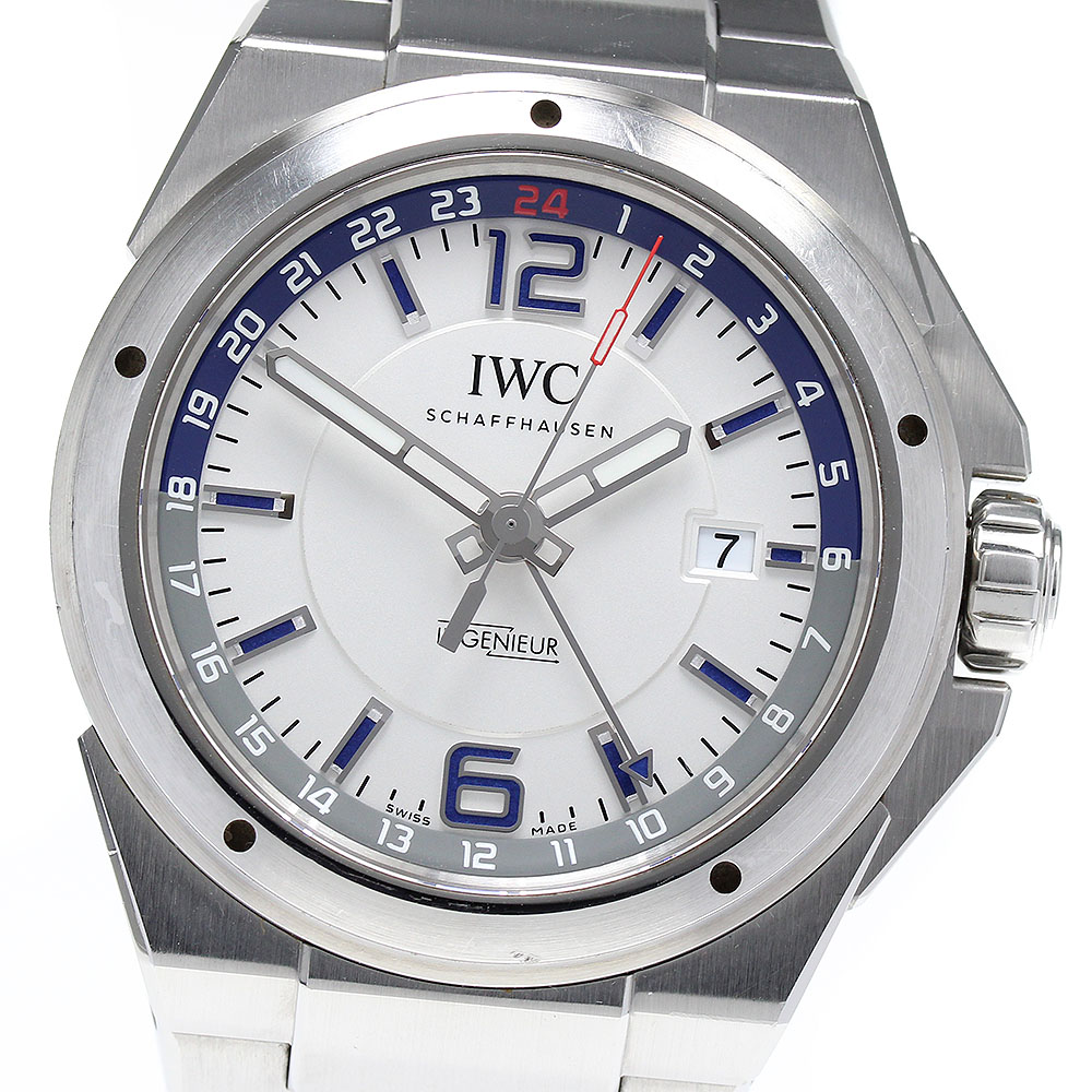 IWC IWC SCHAFFHAUSEN IW324404 インヂュニア デュアルタイム デイト 自動巻き メンズ _819650【中古】