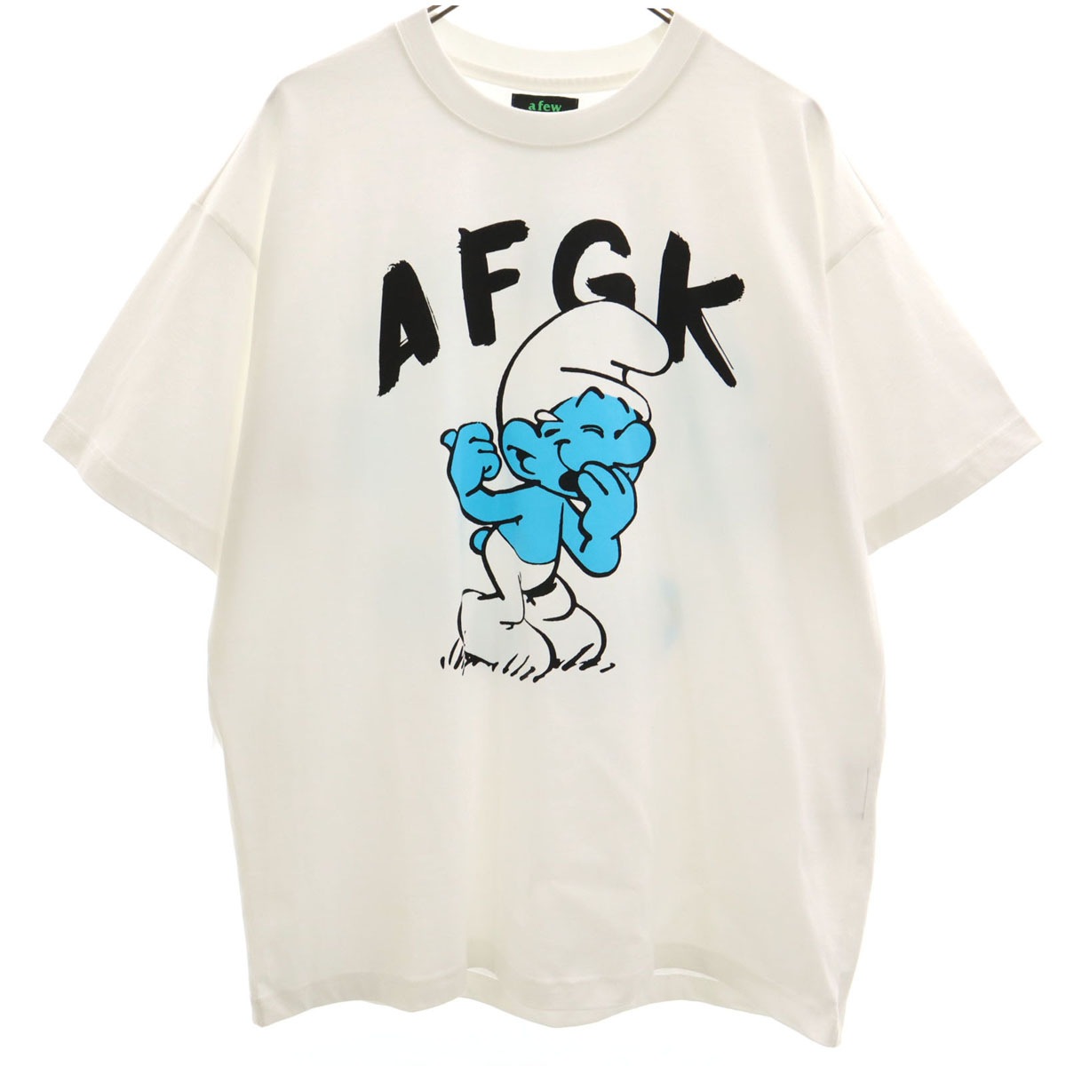A FEW GOOD KIDS アフューグッドキッズ スマーフ 半袖 Tシャツ L ホワイト メンズ 古着