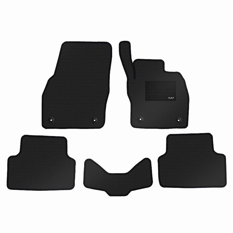 [防水マット]フォルクスワーゲン T-クロス C1DKR 右ハンドル フロアマット [カーボン柄]