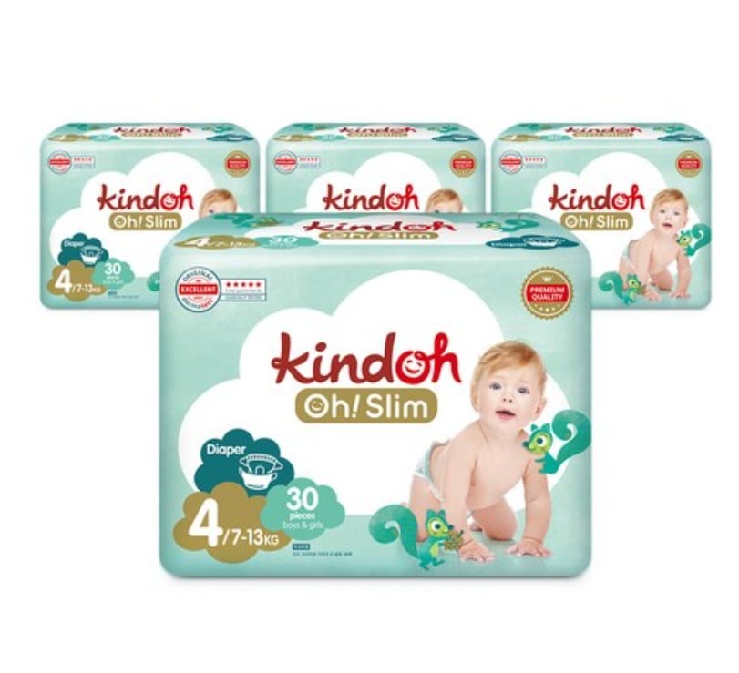 [Kindoh] プレミアムオスリム バンド型おむつ, 4段階, 120枚 8,308円