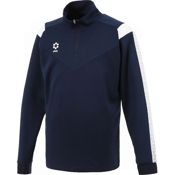 スフィーダ フットサルウエア SA-23812 Navy BP ウォームアップHZトップ S ネイビー