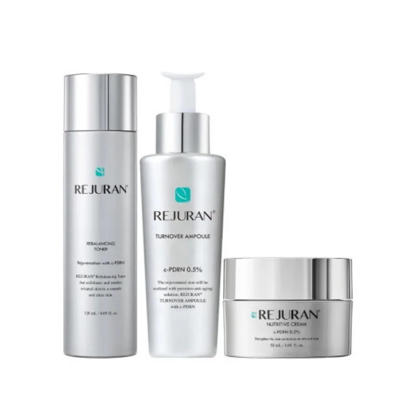 【正規品】【リジュラン 3種 プレミアムセット】 リバランシング トナー 120mL + ターンオーバー アンプル 30mL ＋ ニュートリティブ クリーム 50mL /PDRN