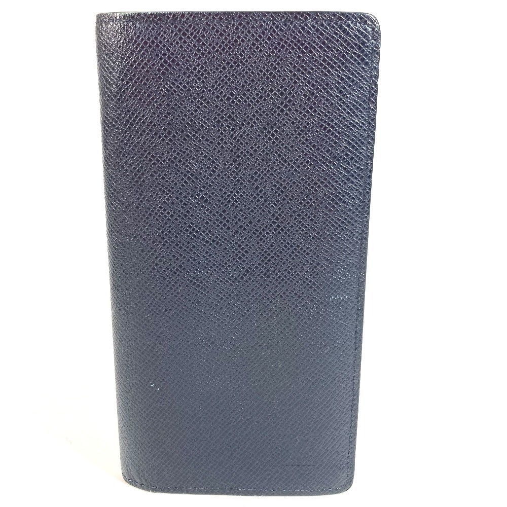 長財布 M30662 ポルトフォイユ ブラザ ポルトフォイユブラザ タイガ ロングウォレット 2つ折り タイガレザー オセアン ブルー