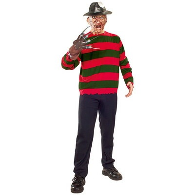 コスプレ 仮装 大人用フレディクルーガー 【 コスプレ 衣装 ハロウィン 仮装 コスチューム エルム街の悪夢 公式 ユニバーサルスタジオ 余興 正規ライセンス品 パーティーグッズ メンズ 映画キャラク
