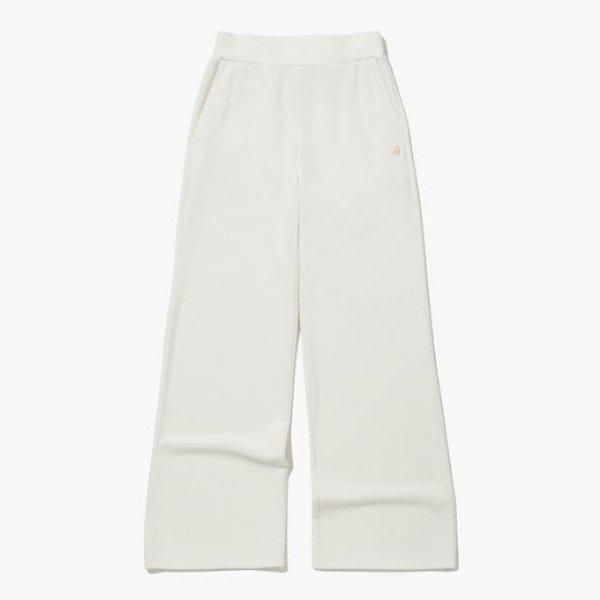 パンツ JQS QQ122OFP22-CRM ウーマンズ スプリング コテ ストレート パンツ / CREAM