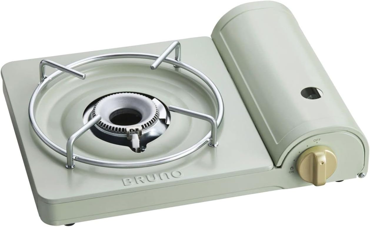 カセットコンロ アウトドア 小型 コンロ カセットガス カセットボンベ スリム 卓上 薄型 レトロ 温度調節 土鍋9号まで 一口 鍋 ガス調理器 コンパクト キッチン こんろ 北欧 備蓄 防災