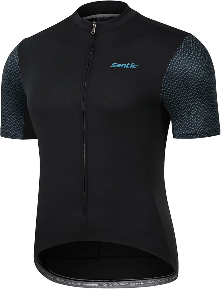 サイクルジャージ 半袖 メンズ サイクルウェア サイクリング 自転車 ロードバイク 夏 吸汗速乾 通気 弾力(ネイビー, 3XL)