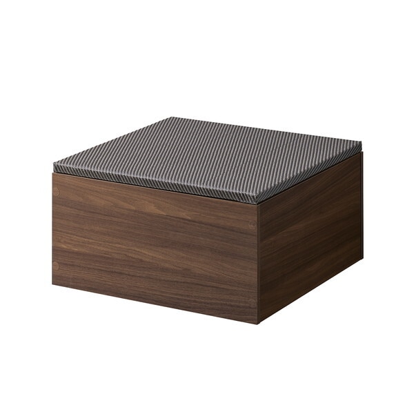 ZCM-3060BX-DB-DG ゼンキューブ タタミBOX ダークブラウン×ダークグレー 収納家具