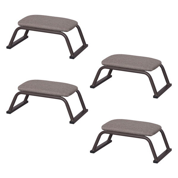 エイ・アイ・エス 正座椅子(背無し)×4脚セット SZN-01×4pcs BR ブラウン メーカー直送