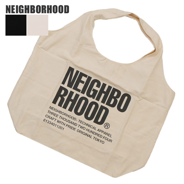 ネイバーフッド NEIGHBORHOOD ID TOTE BAG-L ショッピングバッグ エコバッグ 232MYNH-CG02 HOODS 277-005965-051