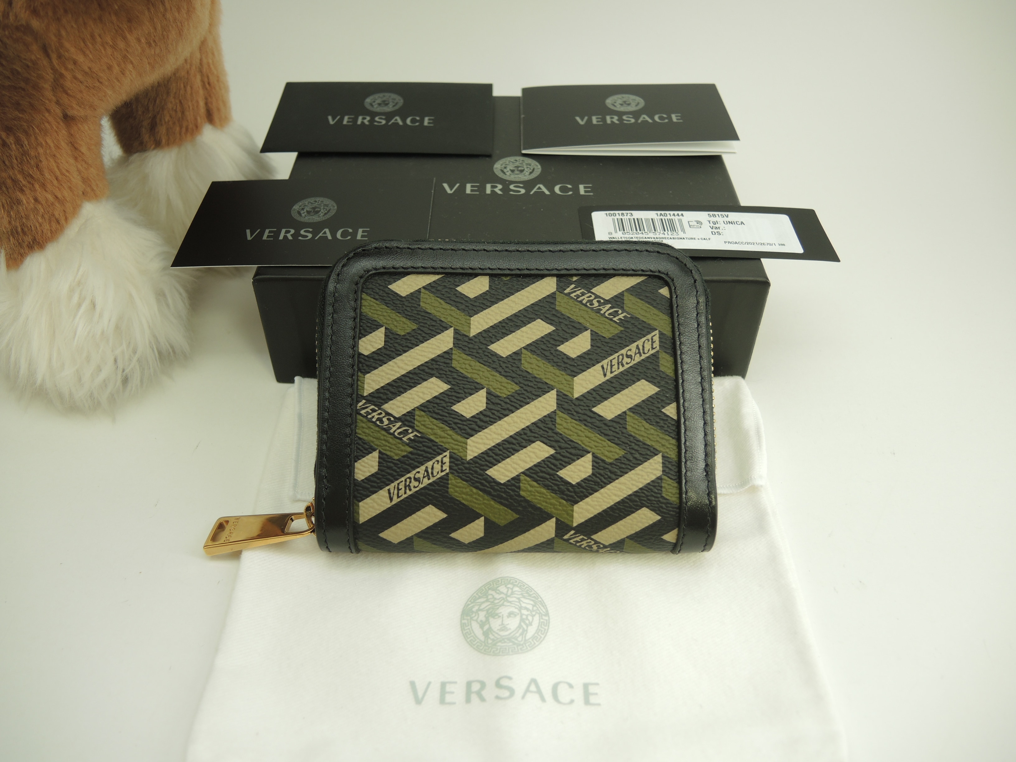 コインケース ラグレカシグネチャー 緑黒 財布 新品@ 1