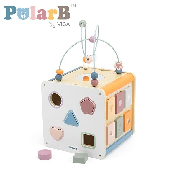 8イン1 アクティビティボックス (対象18カ月から) 木製 おもちゃ TYPR44098