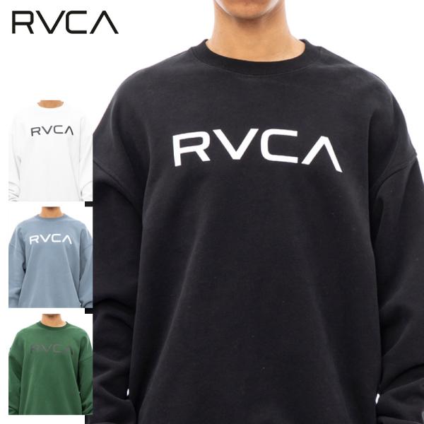 ルーカ RVCA BIG RVCA CR メンズ クルースウェット トレーナー 長袖 BD042-151 スウェット 男性