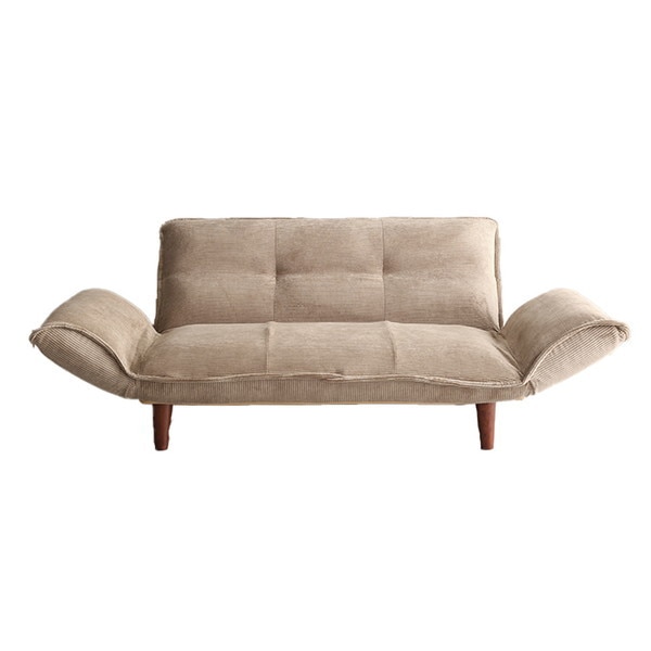 ホームテイスト SH-07-CDS 肌触りが良いコーデュロイソファ 2人掛け Qooliss-クーリス- ベージュ メーカー直送