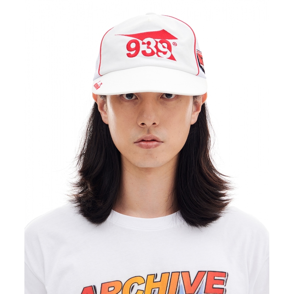 ARCHIVE BOLD 【アーカイブボールド×ディアドラ】SYMBOLロゴトラッカーキャップ(WHITE)