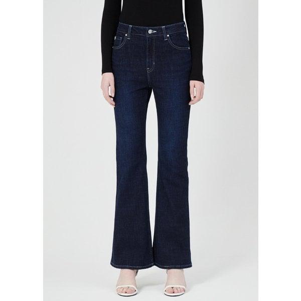 [진] YP1D2057 女性 ワンウォッシュ フレア ブーツカット_BLUE BLACK