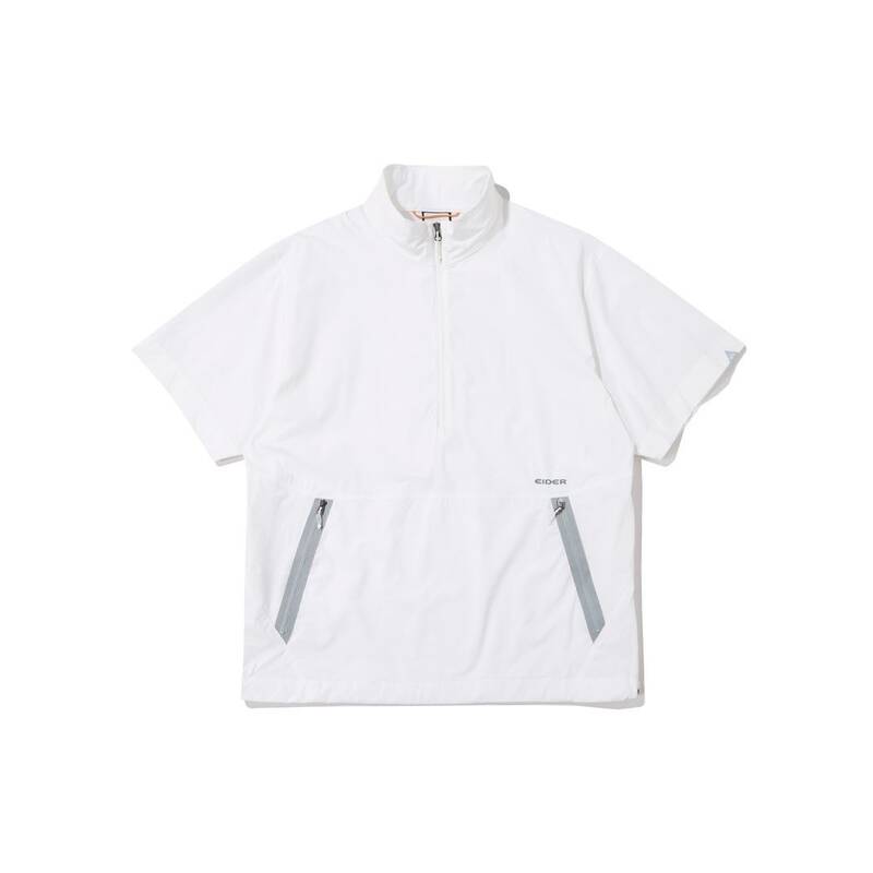 EIDER ON THE ROCK（オン・ザ・ロック） メンズ半袖アノラック_White DMM23103W2 401154