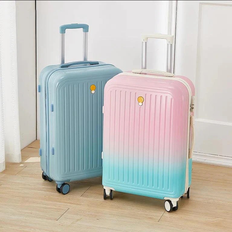 グラデーション スーツケース 軽量 かわいい 10色 韓版 キャリーケース キャリーバッグ 修学 静音 旅行バック かばん 機内持ち込み