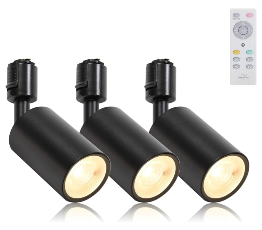 【3個セット】スポットライト ダクトレール LED調光調色 100W形 明るい ライティングレール照明 工事不要 レールライト おしゃれ キッチン