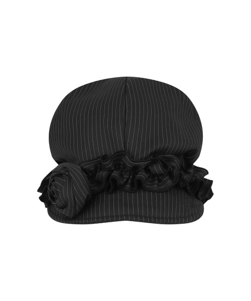 【ILLIGO】 FLEUR RUFFLE HUNTING CAP BLACK STRIPE キャップ 正規品