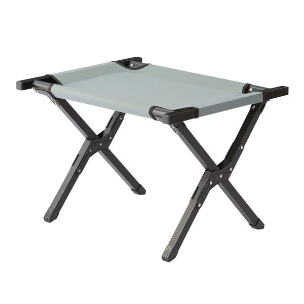 フォールディングラック＆スツール 約W61xD50xH43cm グレー 組立品