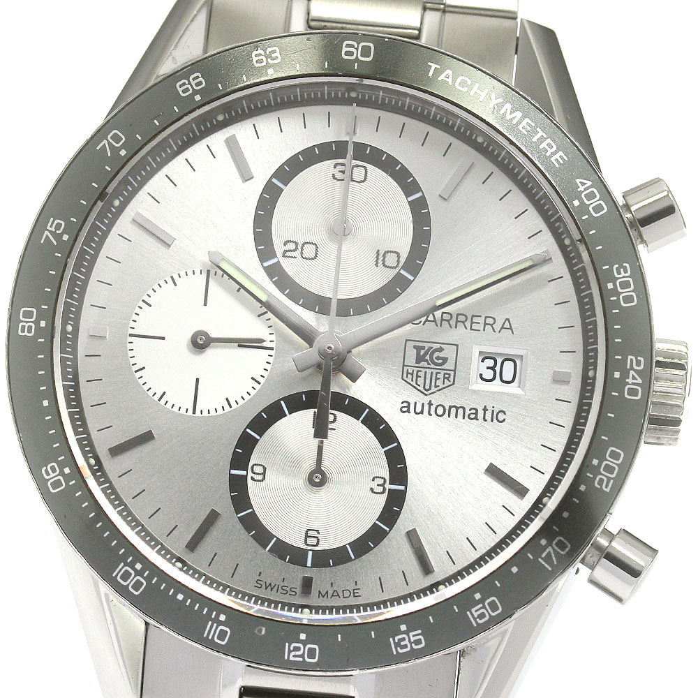 タグホイヤー TAG HEUER CV2011 カレラ クロノグラフ 自動巻き メンズ 良品 _838044【中古】
