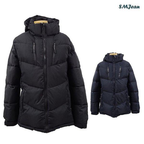 SMJ1141 メンズ パディング ジャンパー サファリ 詰め物入り 帽子取り外し可能 冬 ジャンパー