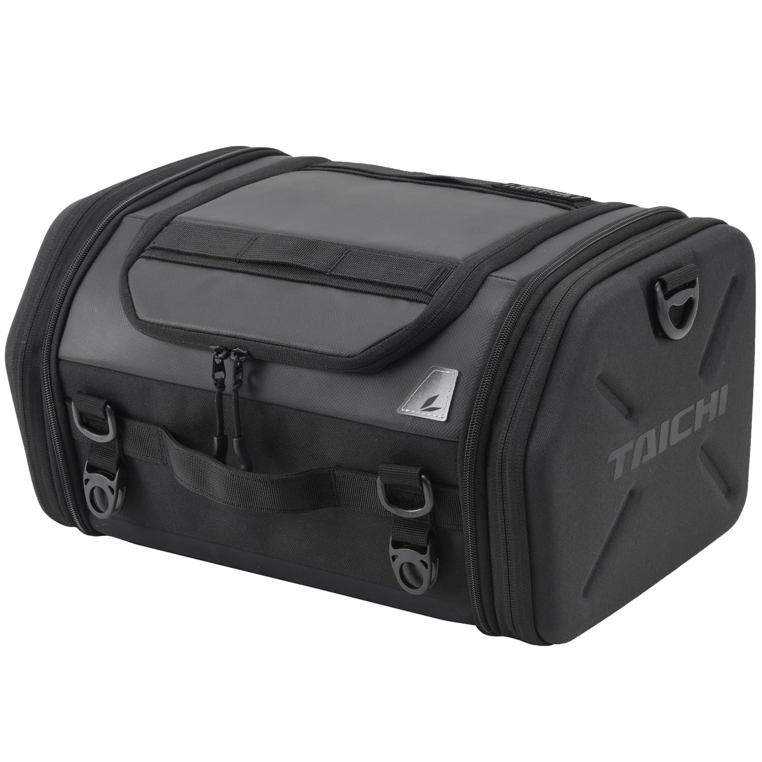 RSタイチ(RS TAICHI) バイク シートバッグ 車載バッグ 固定ベルト付き 取り付け簡単 レインカバー付属 シートバッグ