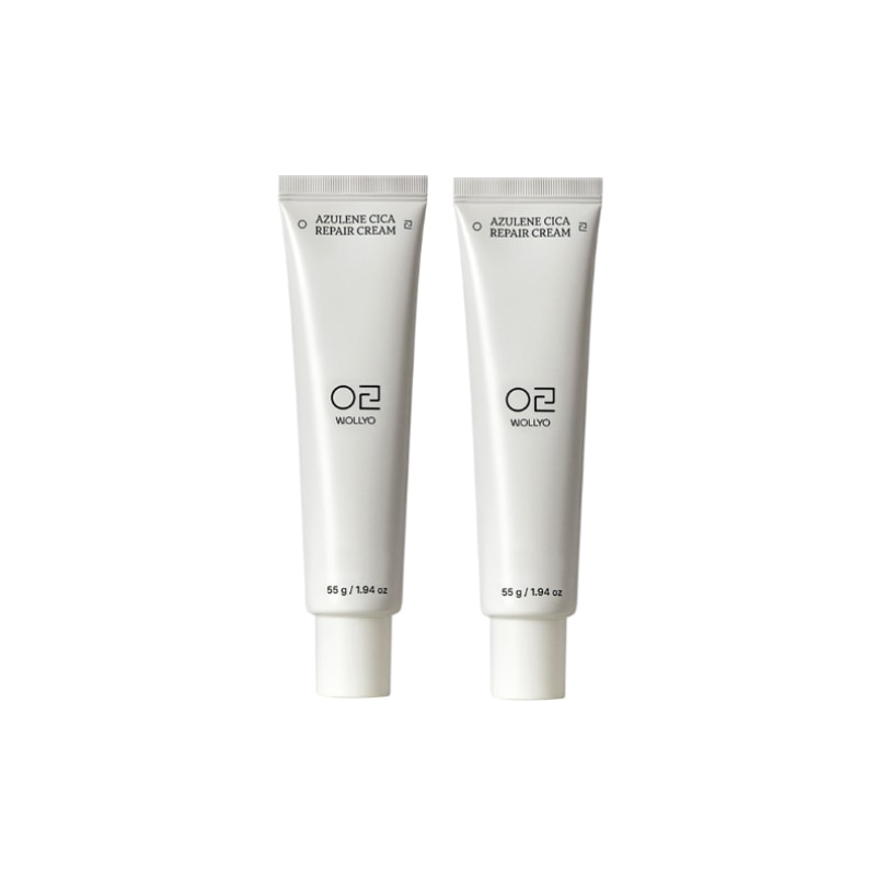 アズレン 敏感肌 シカリペアクリーム 55g2個（赤み・鎮静・肌荒れ・ニキビ跡・敏感肌・色素沈着ケア）プレミアム成分アズレンで敏感肌ケア