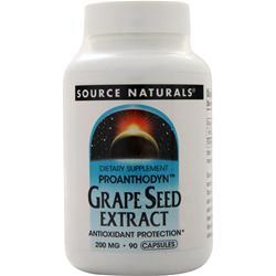 SOURCE NATURALS社　プロアンソディン ブドウ種子エキス 200g 90カプセル