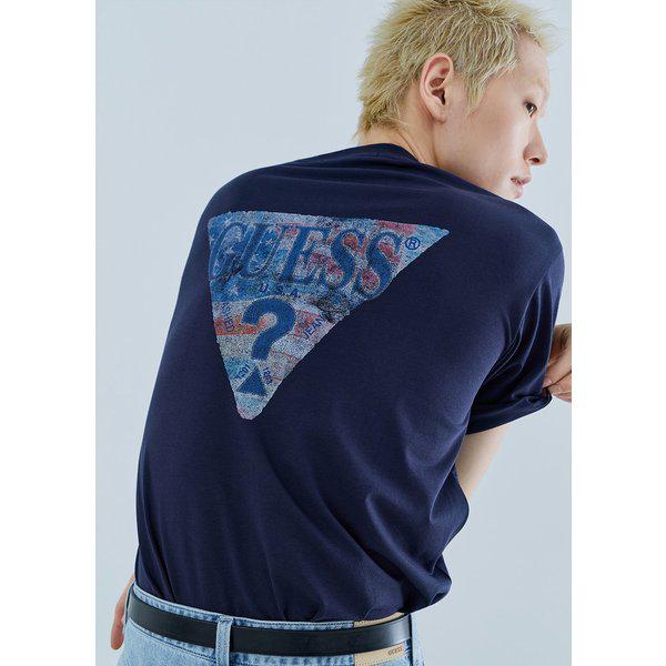 MQ2K7434 男女兼用 USA ビッグ三角半袖Tシャツ