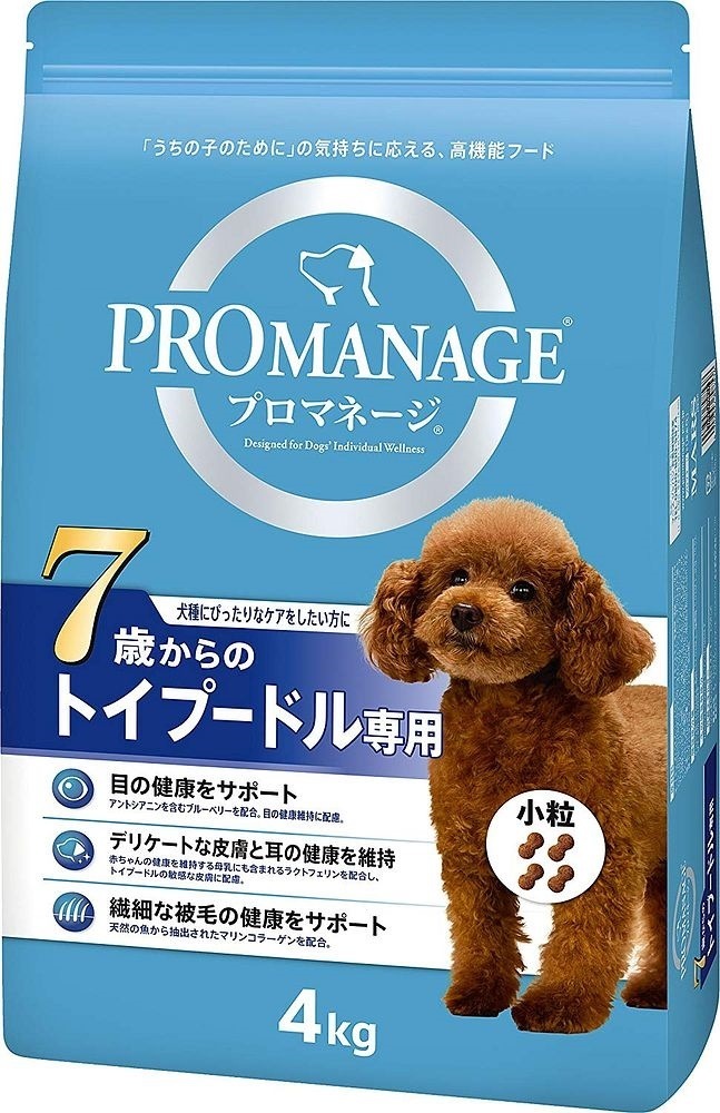 （まとめ買い）マースジャパン プロマネージ 7歳からのトイプードル専用 4kg [x3]