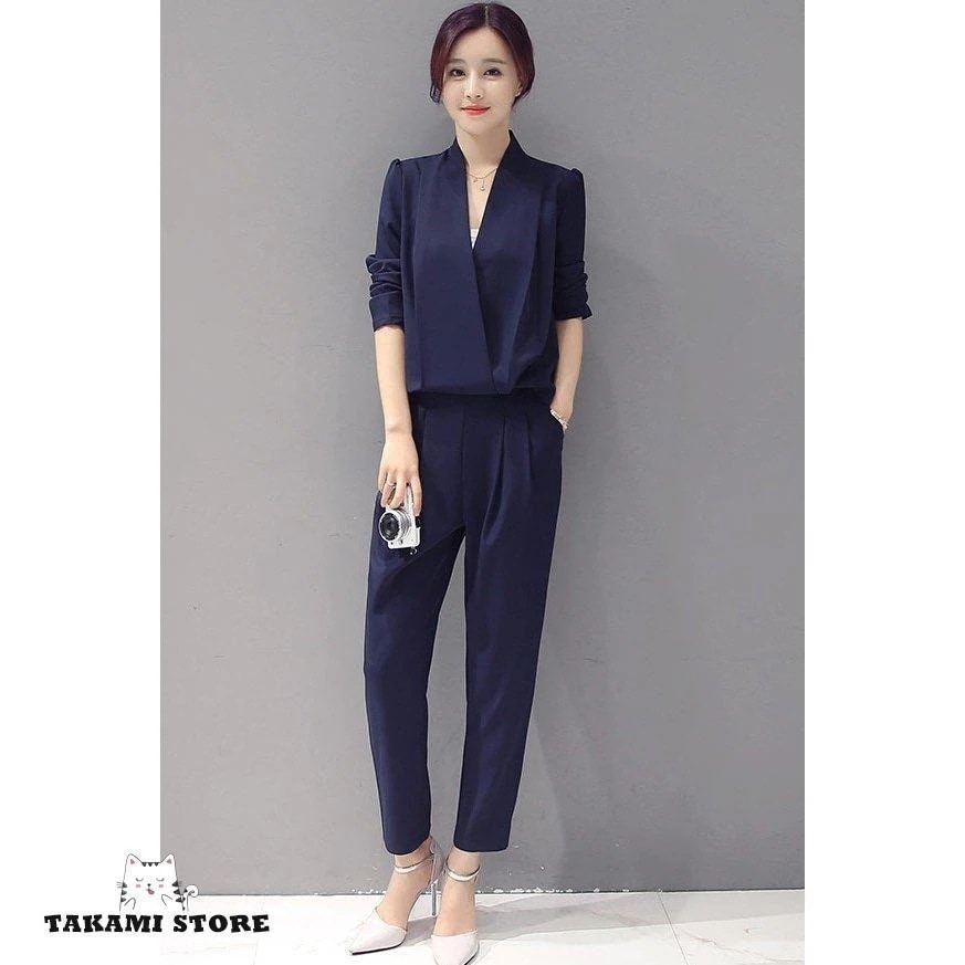 オールインワンセットアップセットアップ【制服標準装備】かっこいい お呼ばれ 20代 40代 30代 セットアップ パーティードレス 赤 黒 袖あり 大きいサイズ ドレス パンツドレス 服装 結婚式