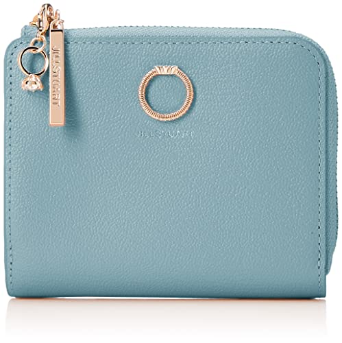 [ジル スチュアート] レディース レザー 二つ折り財布 エターナル サックス