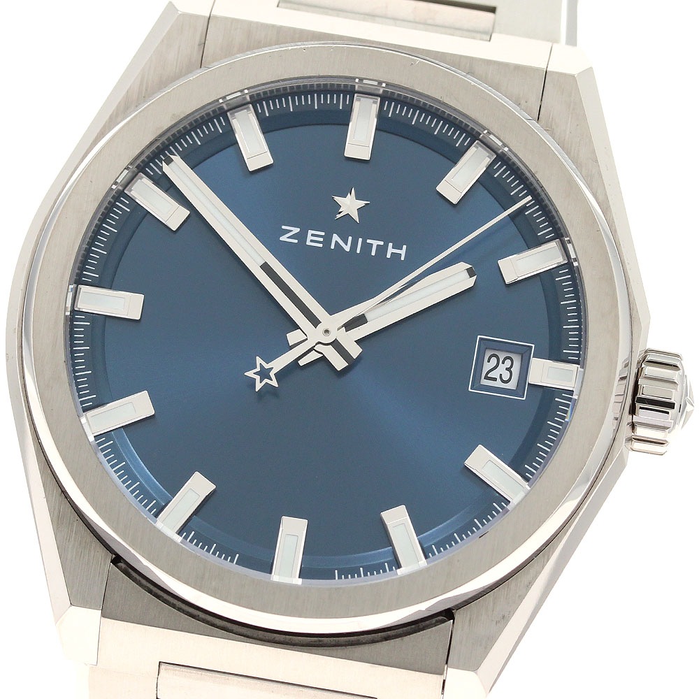 訳あり ゼニス ZENITH 95.9000.670/51.M9000 デファイ クラシック デイト 自動巻き メンズ 箱付き_935741【中古】