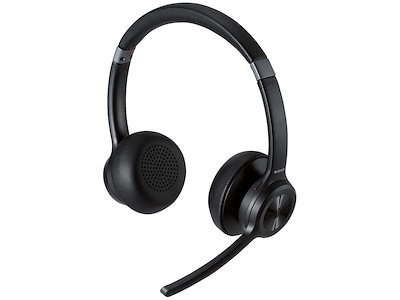 他サイト： エレコム LBT-HSOH20BK Bluetooth対応ヘッドセット ノイズリダクションマイク機能付き ブラック LBTHSOH20BKの商品画像