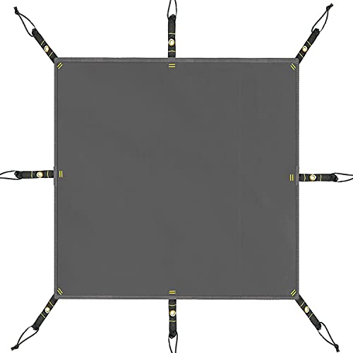 テントシート 防水加工 耐水圧3000mm グランドシート 厚手 アウトドア キャンプ 登山 ハトメつき 取付簡単 収納袋付き (300*300cm)