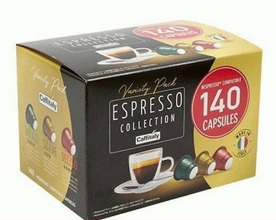 他サイト： （ネスプレッソ カフィタリー Caffitaly エスプレッソ コレクション 140個）互換カプセル コーヒー VIVACE SOAVE DECISO 20292の商品画像