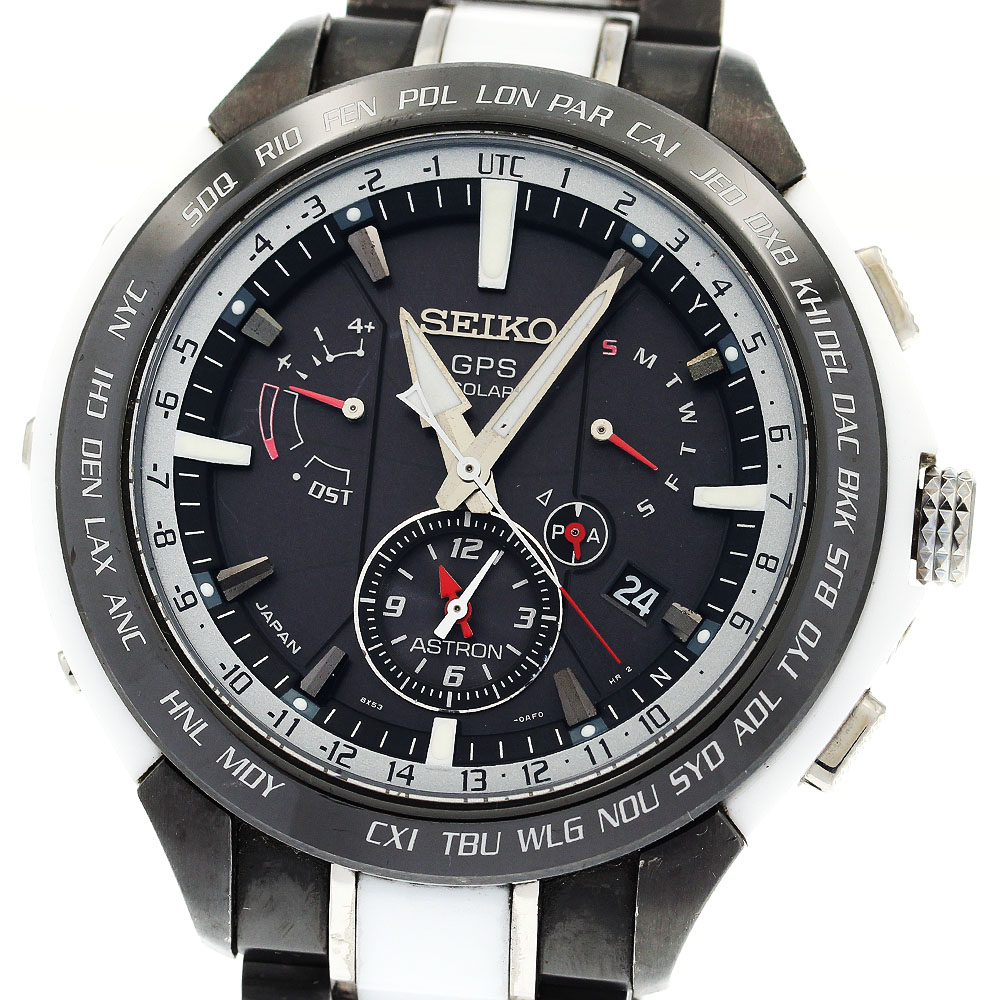 訳あり セイコー SEIKO SBXB071/8X53-0AG0-2 アストロン 日本限定モデル GPS ソーラー電波 メンズ 保証書付き_916063【中古】