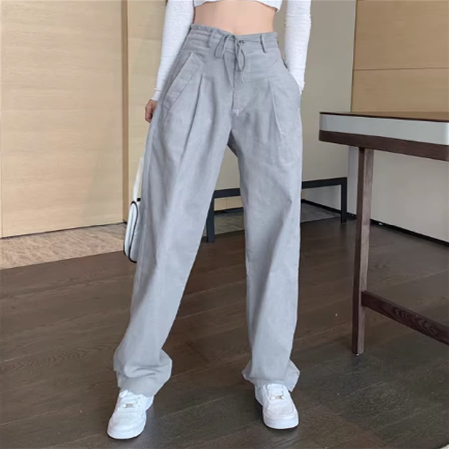 パンツ ボトムス ロング ロング丈 ポケット かわいい 大人可愛い 大人女子 綺麗 シンプル カジュアル おしゃれ お洒落 ラフ コンサバ 着痩せ ヘルシー 無地 秋 30代 40代