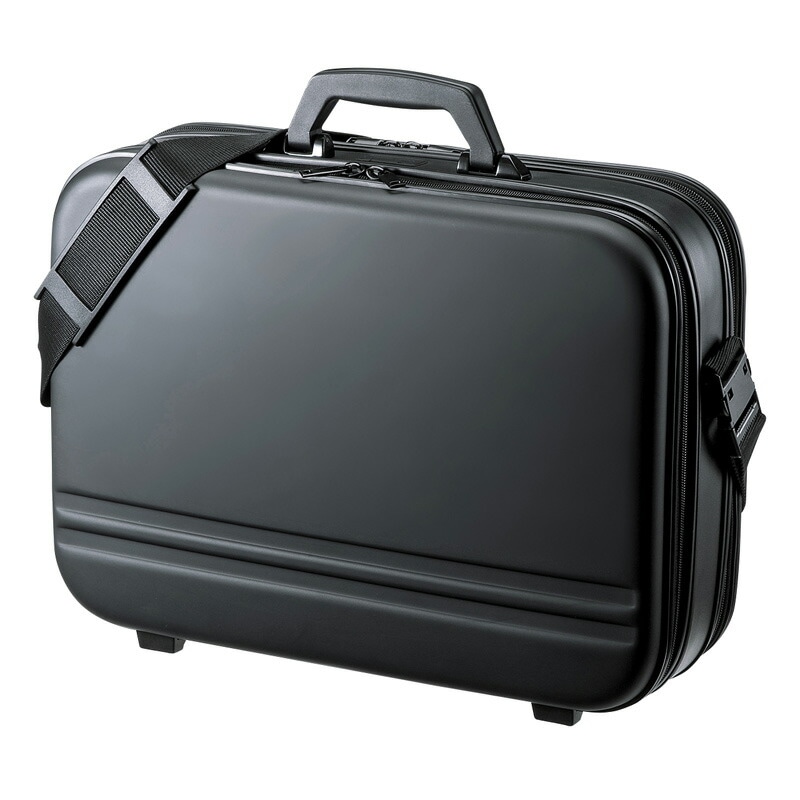 セミハードPCケース 17.3型ワイド ダブルタイプ ブラック BAG-716BK2