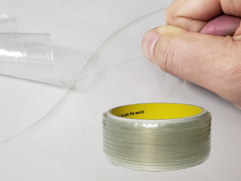 ナイフレステープ（長さ50m PPF用) 5000cm プロテクションフィルム用 厚手ステッカー用 ヘッドライトフィルム用