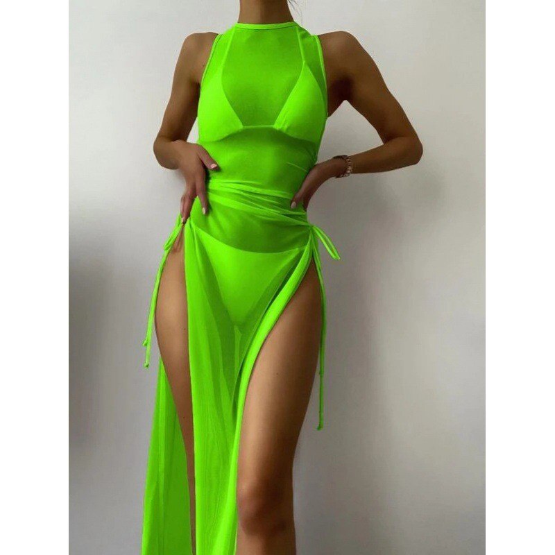 ブラジルの女性のビキニセット,セクシーなハイウエスト水着,単色のプッシュアップビキニ,マイクロ水着