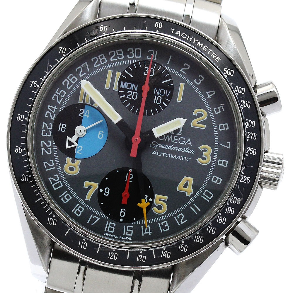 オメガ OMEGA 3520.53 スピードマスター マーク40 AM/PM トリプルカレンダー 自動巻き メンズ _894417【中古】