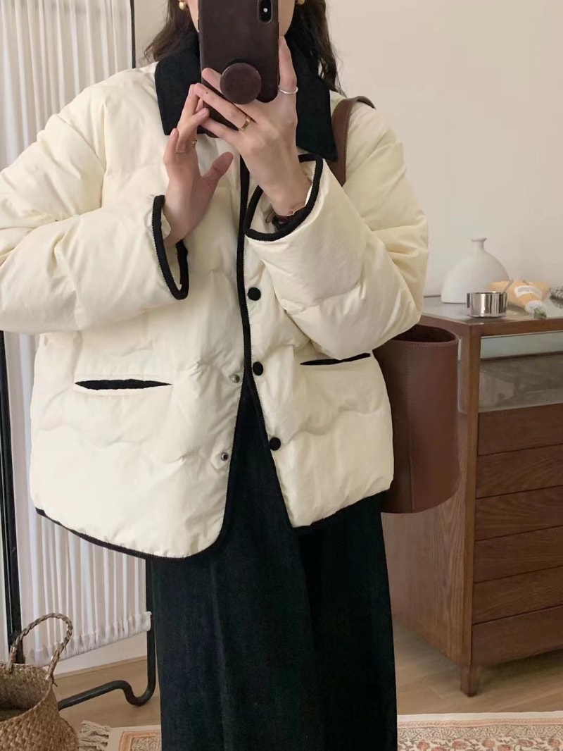 [Wans Mall] 23F/W シャミールカラヌビムパディングジャケット 5,265円